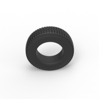 Tire of Pickup Truck Scale 1:25 - Thumbnail 6