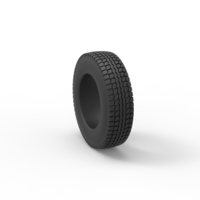 Tire of Pickup Truck Scale 1:25 - Thumbnail 8