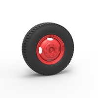 Front wheel of Pickup Truck 1:25 - Thumbnail 1