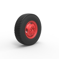 Front wheel of Pickup Truck 1:25 - Thumbnail 2