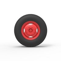 Front wheel of Pickup Truck 1:25 - Thumbnail 5