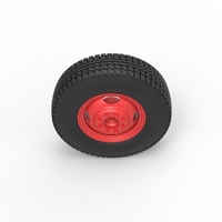 Front wheel of Pickup Truck 1:25 - Thumbnail 6