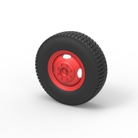 Front wheel of Pickup Truck 1:25 - Thumbnail 7