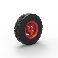 Front wheel of Pickup Truck 1:25 - Thumbnail 9