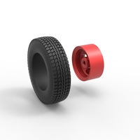 Front wheel of Pickup Truck 1:25 - Thumbnail 11