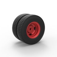 Rear wheel of Pickup Truck 1:25 - Thumbnail 9