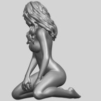 Naked girl - Bended Knees (ii) - Thumbnail 4