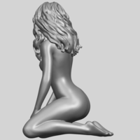 Naked girl - Bended Knees (ii) - Thumbnail 5