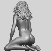 Naked girl - Bended Knees (ii) - Thumbnail 6