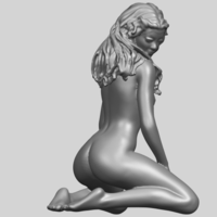 Naked girl - Bended Knees (ii) - Thumbnail 9