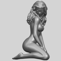 Naked girl - Bended Knees (ii) - Thumbnail 10