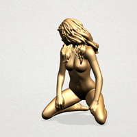 Naked girl - Bended Knees (ii) - Thumbnail 16