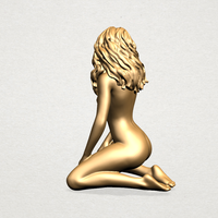 Naked girl - Bended Knees (ii) - Thumbnail 17