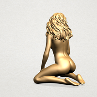 Naked girl - Bended Knees (ii) - Thumbnail 18