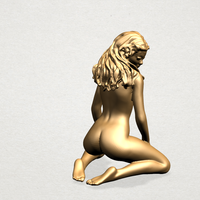 Naked girl - Bended Knees (ii) - Thumbnail 20