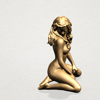 Naked girl - Bended Knees (ii) - Thumbnail 21