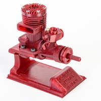 Small 2 stroke motor model 3D Printing 55351