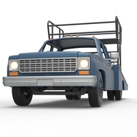 Vintage Transporter truck for Race car V2 Scale 1:25 - Thumbnail 14