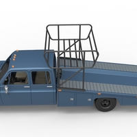 Vintage Transporter truck for Race car V2 Scale 1:25 - Thumbnail 18