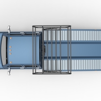 Vintage Transporter truck for Race car V2 Scale 1:25 - Thumbnail 19