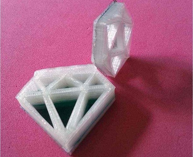 Diamond pendant 3D Print 55373