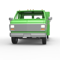 Vintage Transporter truck for Race car V3 1:25 - Thumbnail 12