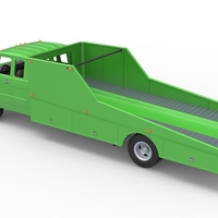 Vintage Transporter truck for Race car V3 1:25 - Thumbnail 18