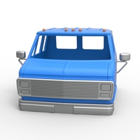 Shell of Vintage Transporter truck V2 Scale 1:25 - Thumbnail 5