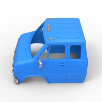 Shell of Vintage Transporter truck V2 Scale 1:25 - Thumbnail 9