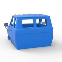 Shell of Vintage Transporter truck V2 Scale 1:25 - Thumbnail 12