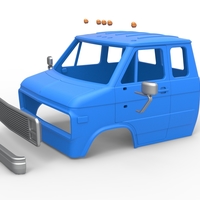 Shell of Vintage Transporter truck V2 Scale 1:25 - Thumbnail 15