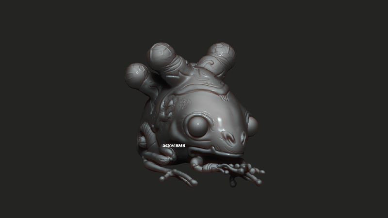 Frog with Shell