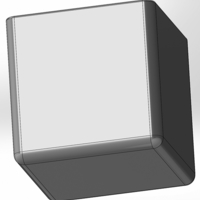 Square pencil case with flower-shaped dividers - Thumbnail 2