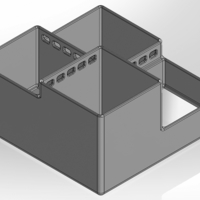 Desk organizer with square elements - Thumbnail 1