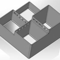 Desk organizer with square elements - Thumbnail 3