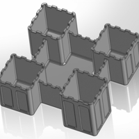 Desk organizer in the form of a castle - Thumbnail 3