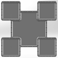 Desk organizer in the form of a castle - Thumbnail 4