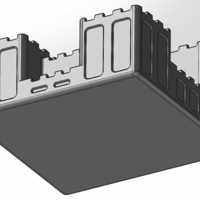 Desk organizer in the form of a castle with additional elements - Thumbnail 2