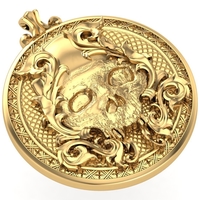 Skull  pendant - Thumbnail 2