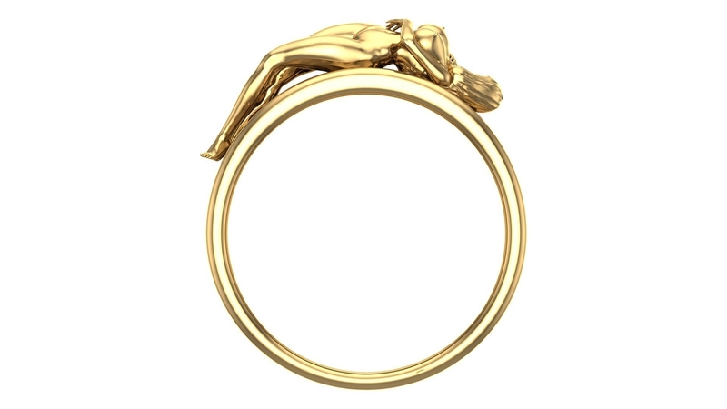 beautiful girl sexy ring