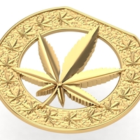 Cannabis Leaf Symbol Marijuana - Thumbnail 2