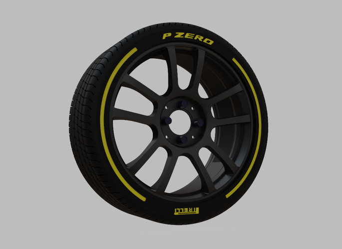 Miniature Konig Heliogram Rim  - 3D Print - No Textures
