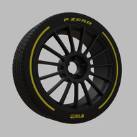 Miniature Konig - Rennform Rim  - 3D Print - No Textures - Thumbnail 4