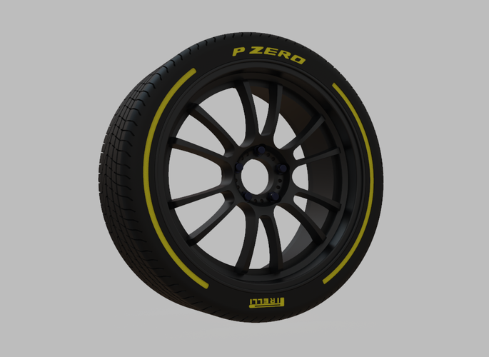 Miniature Konig - Hypergram Rim & Tire 