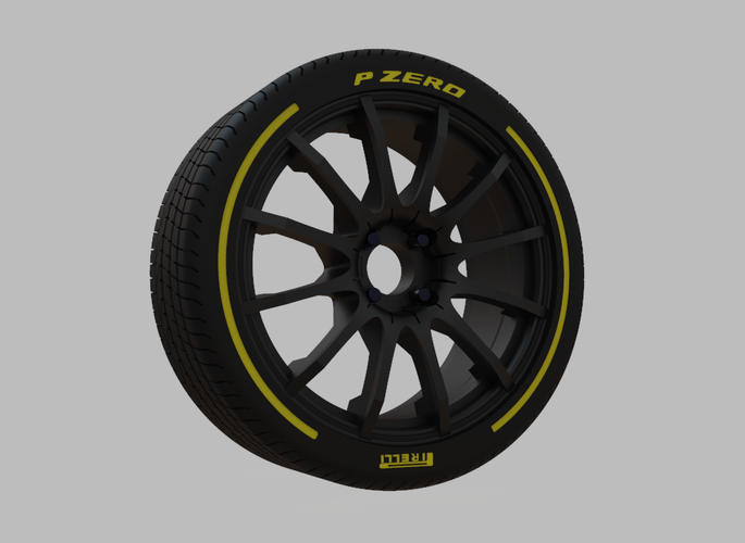 Miniature Konig - Dial-in Rim & Tire 