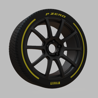 Miniature Konig - Runlite Rim & Tire  - 3D Print - No Textures - Thumbnail 2
