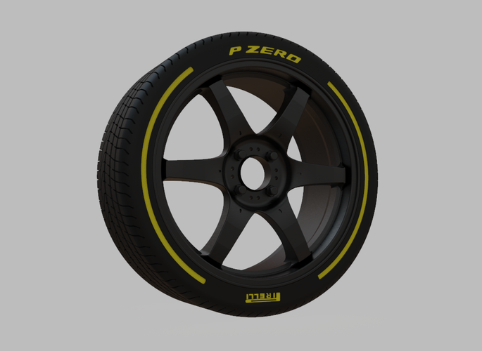 Miniature Konig Backbone Rim & Tire 