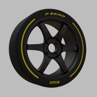 Miniature Konig Backbone Rim & Tire  - Thumbnail 3