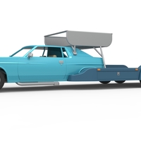 Vintage Transporter truck for Race car V4 Scale 1:25 - Thumbnail 9