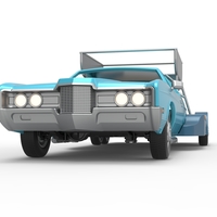 Vintage Transporter truck for Race car V4 Scale 1:25 - Thumbnail 13